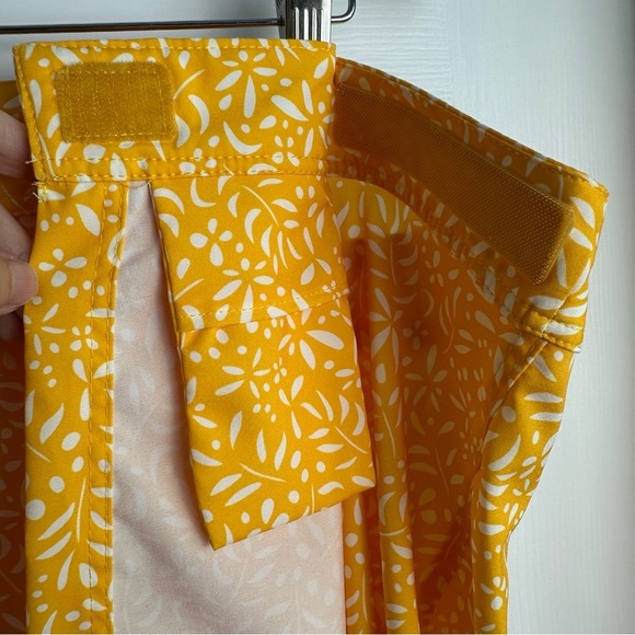 Rip Skirt Hawaii Women's Wrap Skirt, Damask Citrus,  Length 2 EUC - Picture 4 of 6